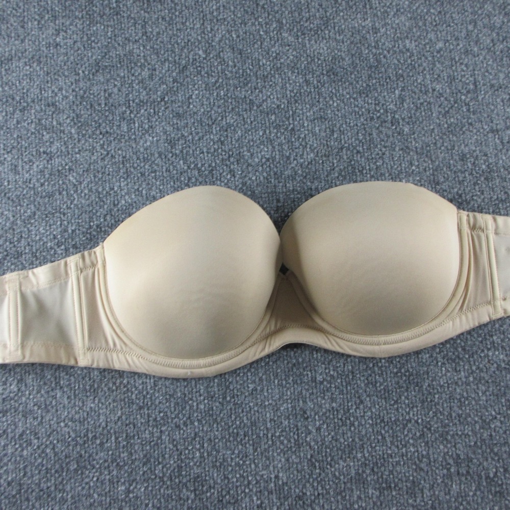 Wacoal Red Carpet Bra Womens 32DDD Beige‎ Strapless T-Shirt Padded Underwire